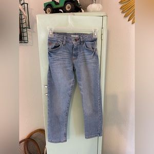 Wrangler Taper Fit, 8 Slim, Blue